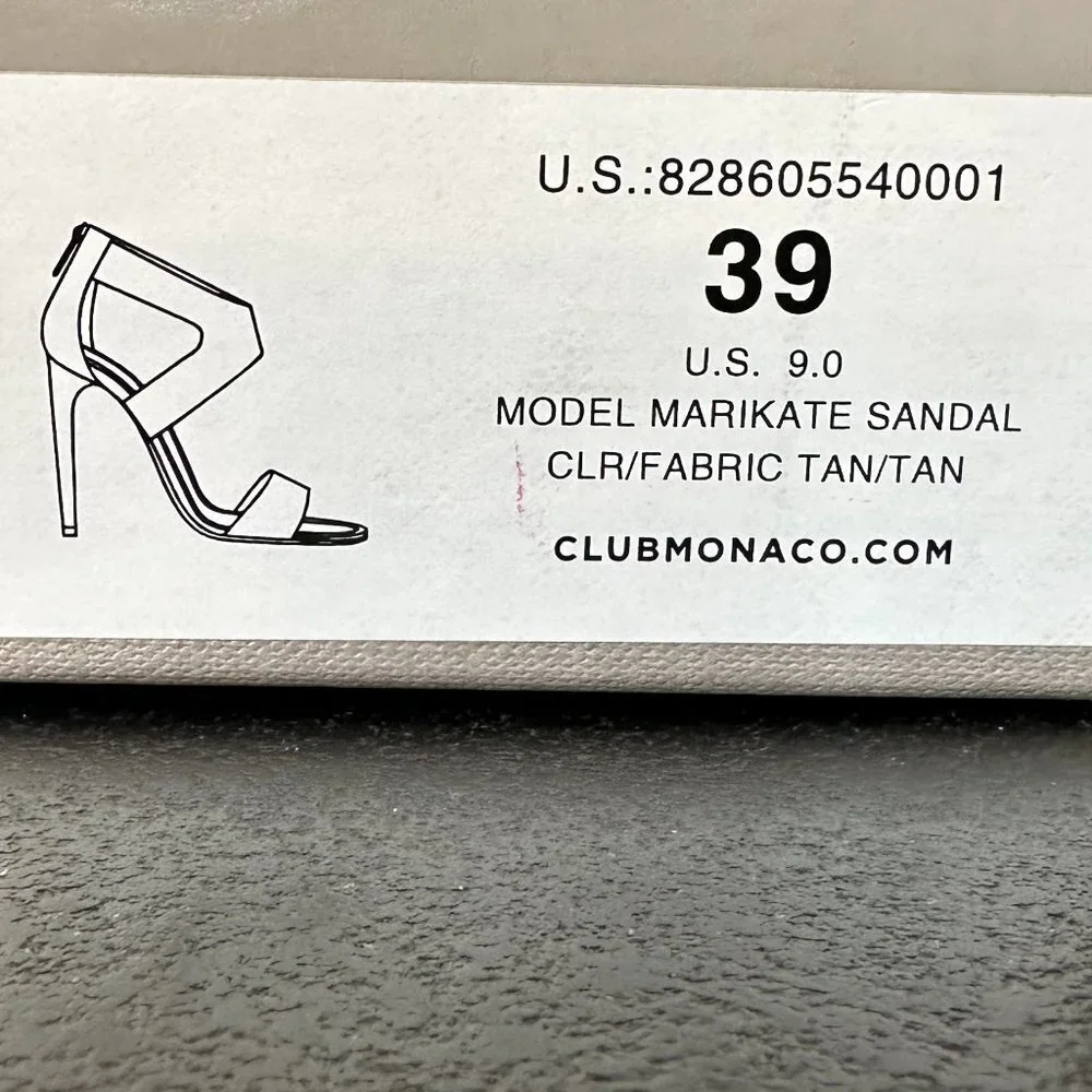 CLUB MONACO Marikate High Heeled Sandal - 39 - Picture 7 of 16